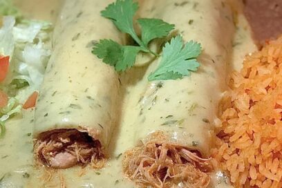 Cilantro Chicken Enchiladas